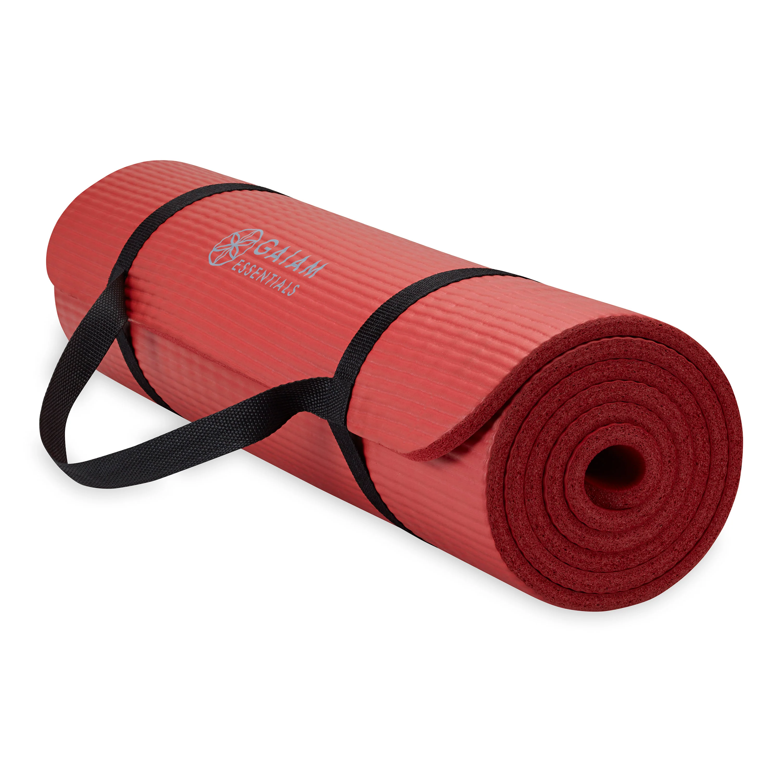 Gaiam Essentials Fitness Mat & Sling (10mm) - Image 19