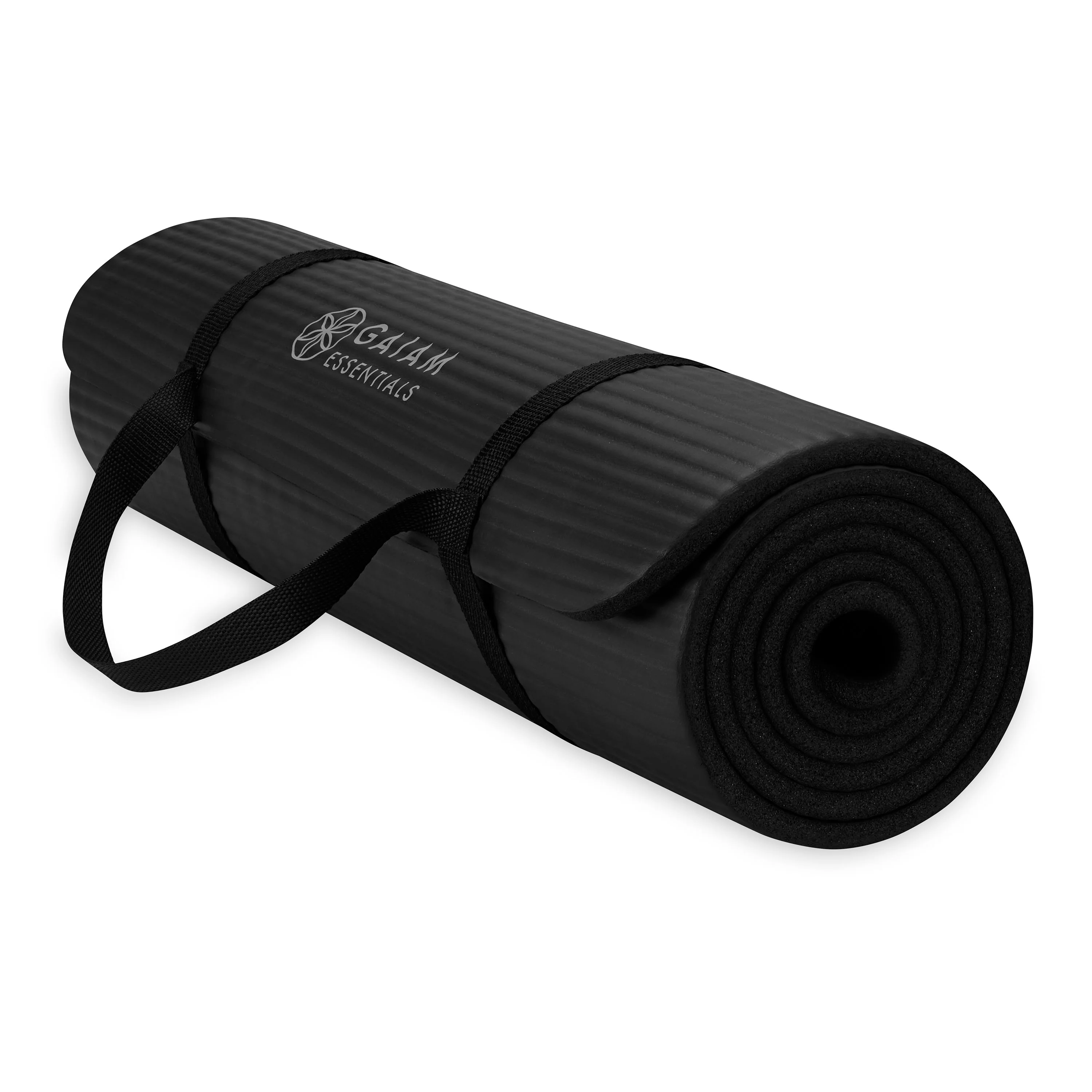 Gaiam Essentials Fitness Mat & Sling (10mm) - Image 34